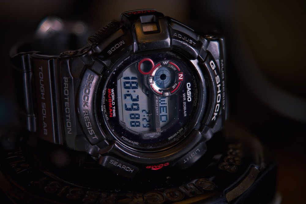 Casio G-SHOCK G-9300-1ER Tough Solar Iluminator kompas Mudman
