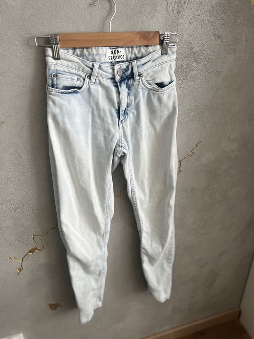 Jeansy spodnie dżinsy efekt sprania Acne Studios XS