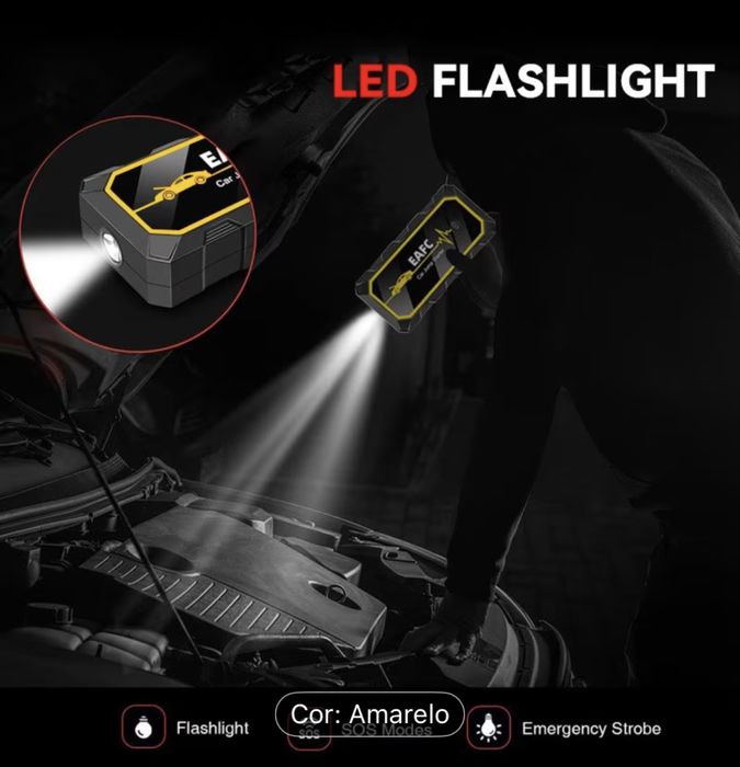 BOOSTER 12V 6000A super compacto