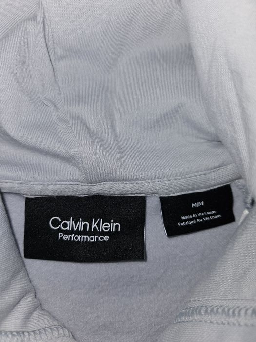 Bluza z kapturem Calvin Klein szara M