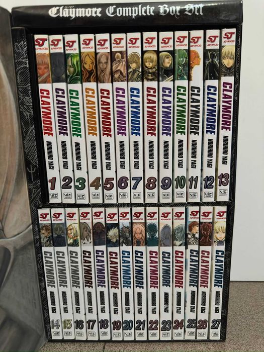 Claymore Box Set Completo Vol. 1–27 – Inglês – Ótimo Estado