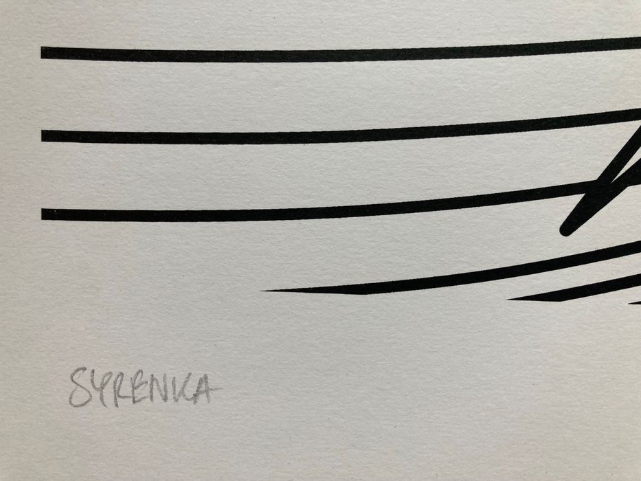 Syrenka Warszawa Grafika Maurycy Gomulicki