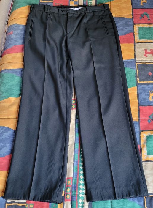 Czarne męskie klasyczne spodnie L/50-52