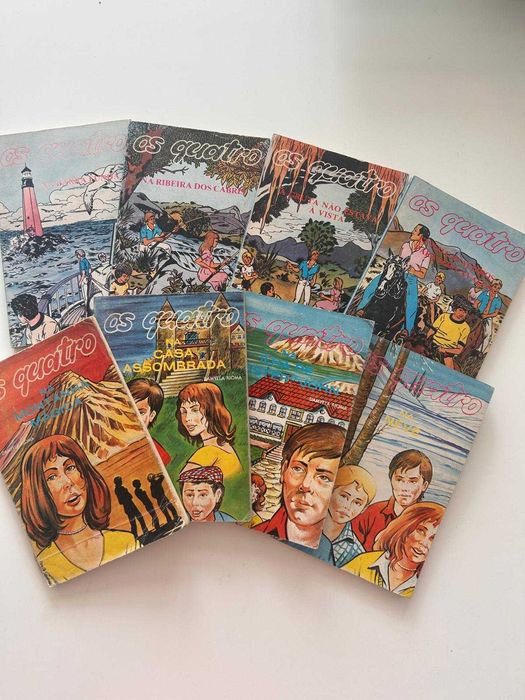 Literatura dos anos 80 - Coleção Completa »» Os Quatro – 8 livros