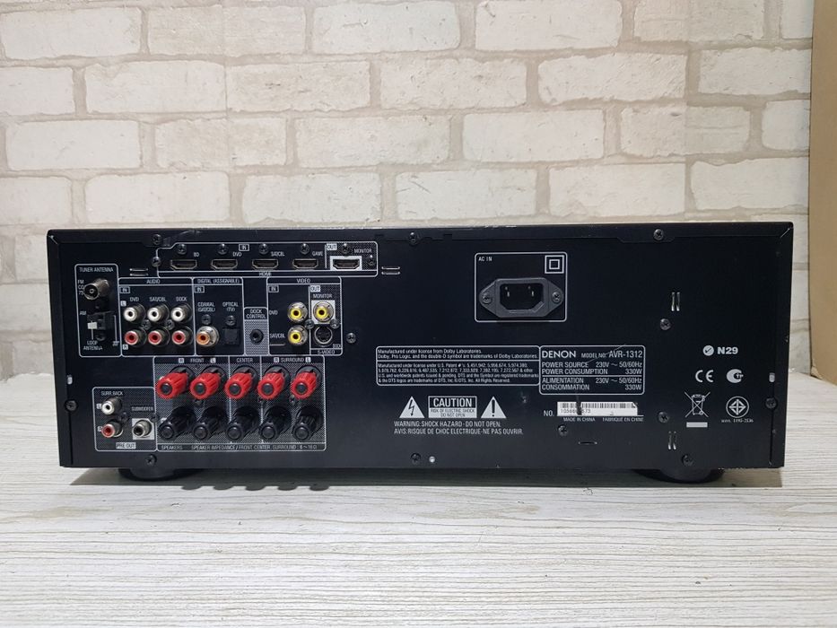 Пульт!AV ресивер Denon AVR - 1312 +1,5х110Вт б/у з Німеччини