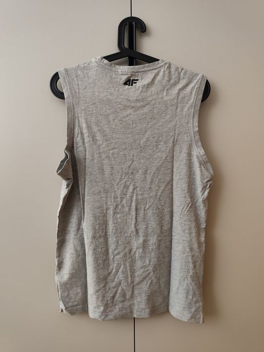 Tank Top Regular Gładki Męski