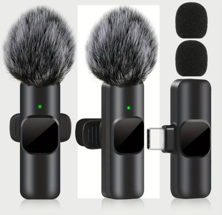 Zestaw 2 bezprzewodych mikrofonów dla iPhone