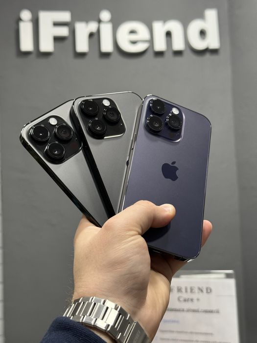 Iphone 14 pro 128/256/512gb black, purple + 1 рік гарантії