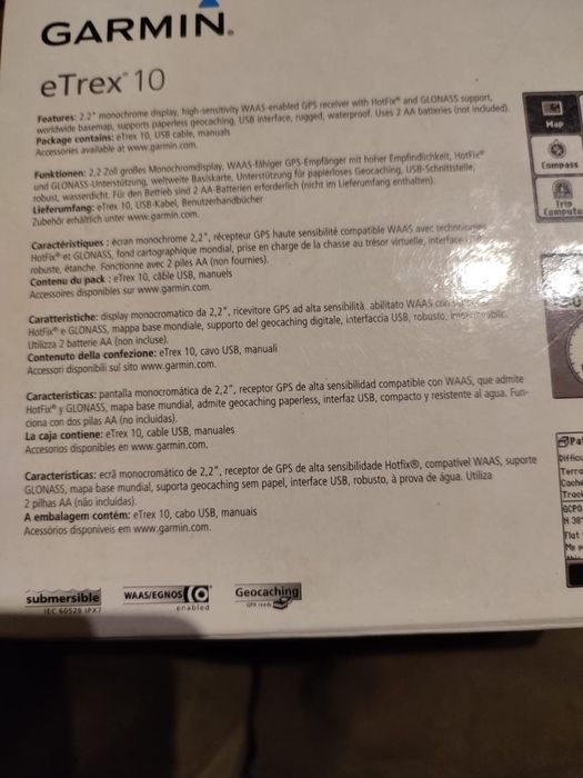 Nowy odbiornik GPS Garmin e trex 10