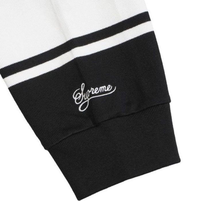 Кофта Nike x Supreme Stripe Rugby “Black” hf9641-010 р. M, L, XL