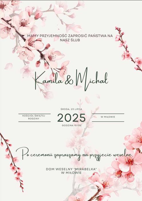 Zaproszenia ślubne