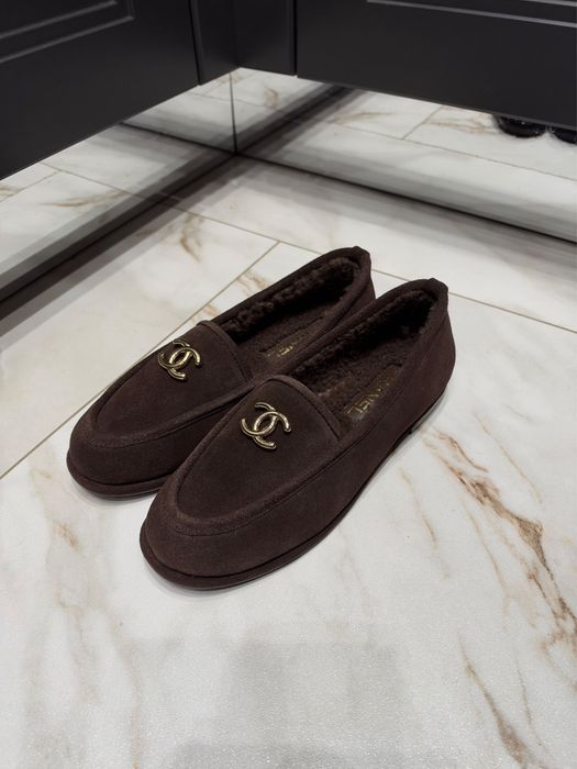 Mokasyny Chanel Dark Brown