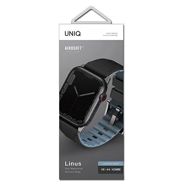 Pasek Uniq Linus Airosoft Silicone na Apple Watch 42 / 44 / 45 mm - cz