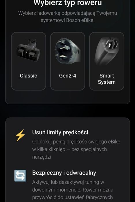 Odblokowanie Bosch Smart system 32 km/h USA Soft - wgraj zdalnie sam w 5 minut- nie czekaj!