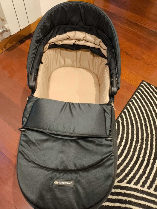 Carrinho de bebé Kinderkraft Prime 2 Pro, 3 em 1 + Base Isofix