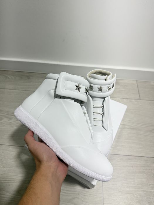 обувь Maison Margiela Future Silver Star White Shoes