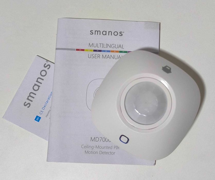 Розумний датчик руху SMANOS MD7000 зі стельовим кріпленням