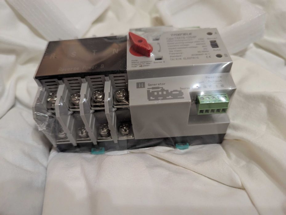 AВР 4Р 1-3 фази 125А TXATS-125/4P Taxnele, новий