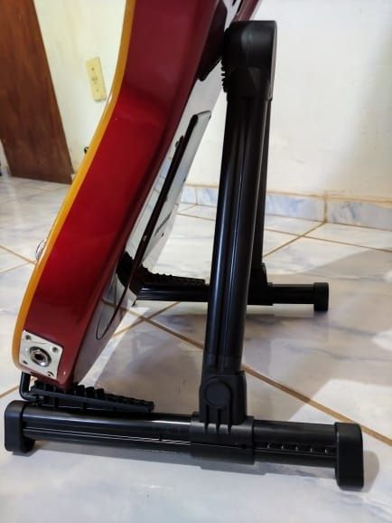 Suporte base de chão para guitarra viola violino etc