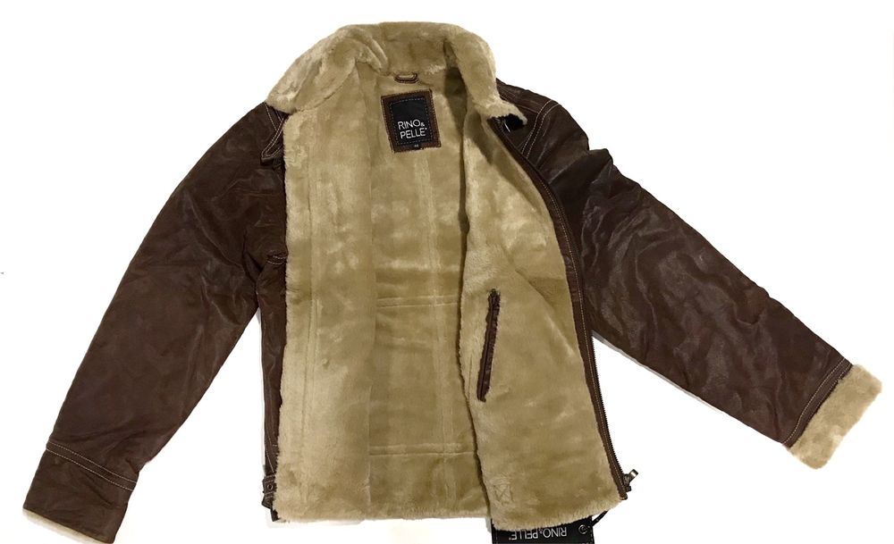 Чоловіча шкіряна куртка Rino&Pelle. Розмір: 46, 50, 52, 54
