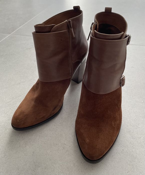 Brązowe botki Badura, rozm. 39