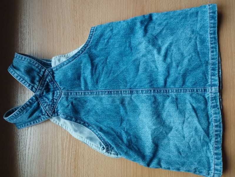 Jeansowa sukienka 68 na wiosnę