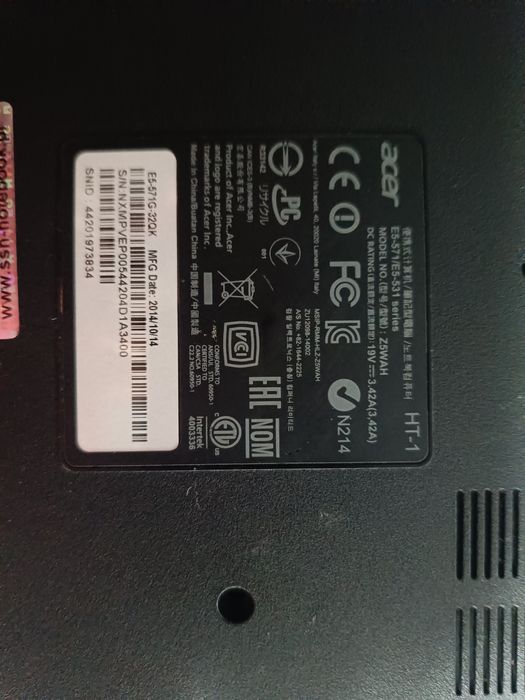 Laptop Acer na części