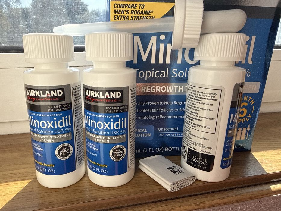 Turbine sua barba e cabelo com Minoxidil kirkland