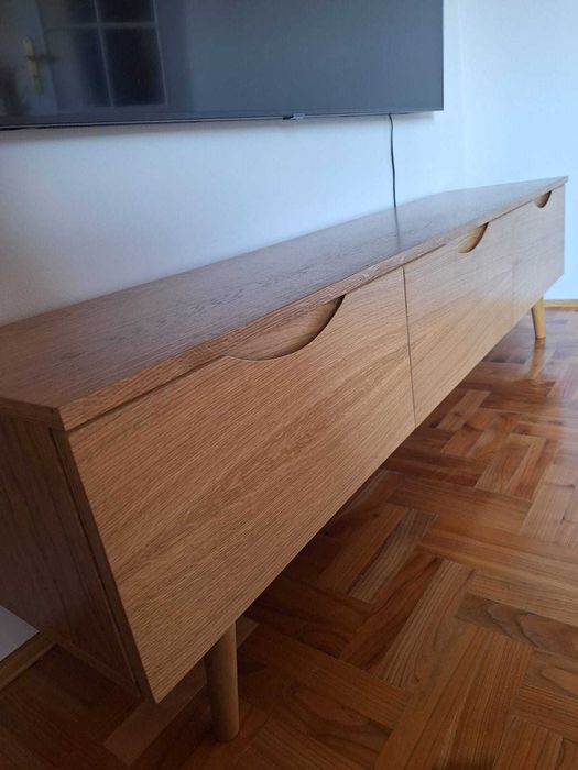 Szafka RTV 170cm drewniana z 3ma szufladami (do pokoju, pod telewizor)