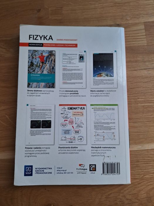 Podręcznik do fizyki zakres podstawowy klasa 1