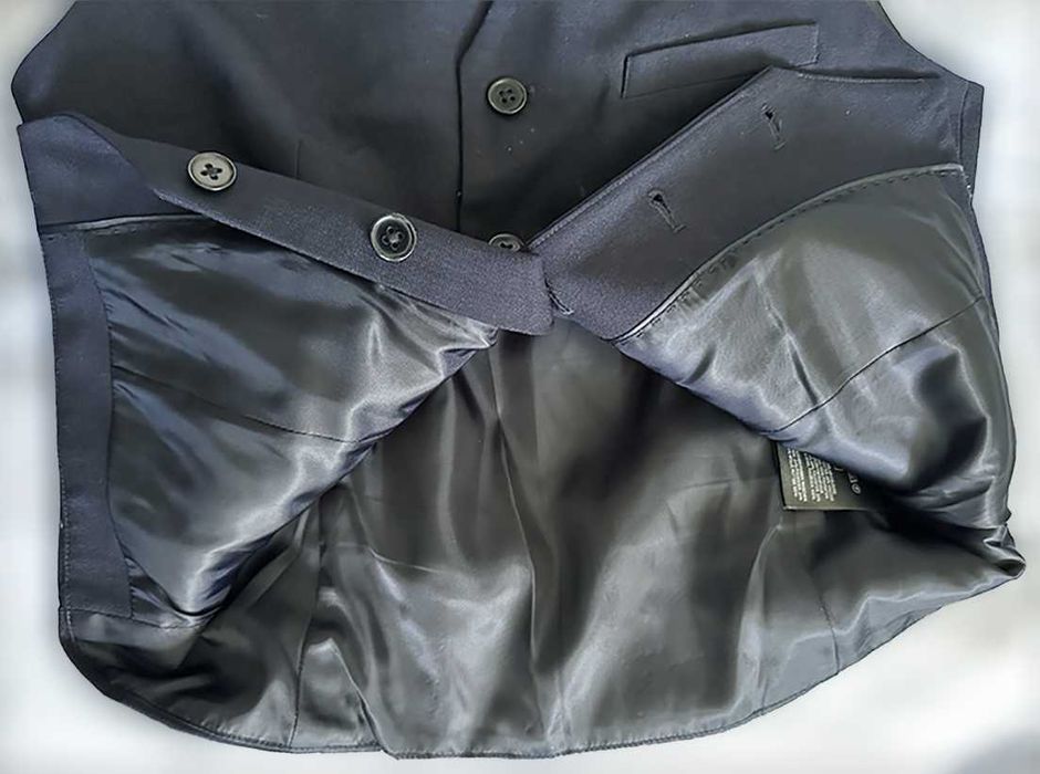 Colete de Fato de Homem Azul Marinho, Novo