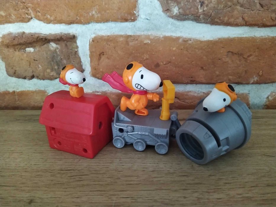 Fistaszki Snoopy - NASA - 6 sztuk - McDonald's