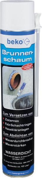 beko - piana do kręgów studziennych pistoletowa 750 ml