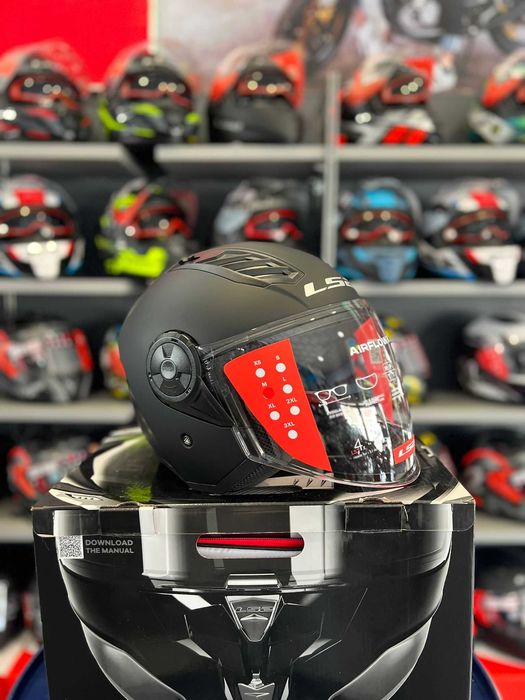Capacete Aberto LS2 OF616 Airflow II - OF558 Sphere - OF573 Twister