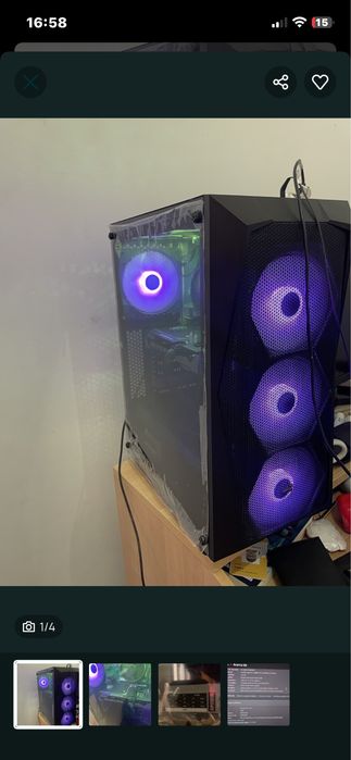 Pc gaming rtx5060 completo  com monitor 240 hz
