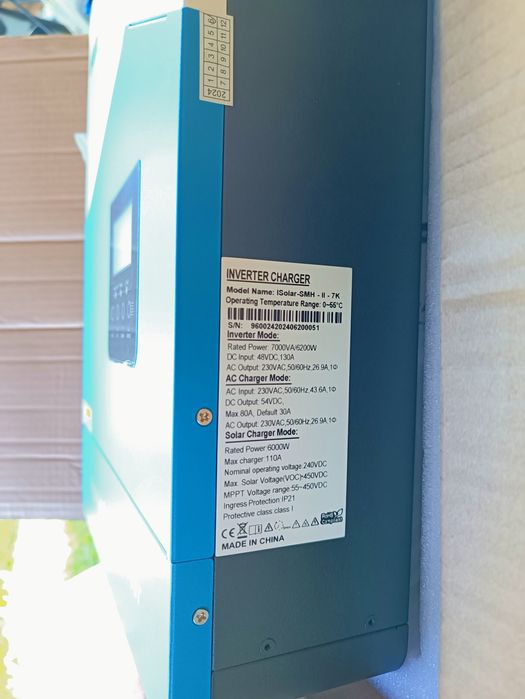 Гібридний інвертор EASUN 6200 Вт, в наявності.