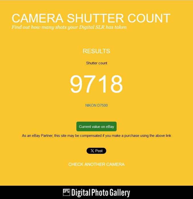 NIKON D7500 wykonał 9.718 zdjęć JAK NOWY