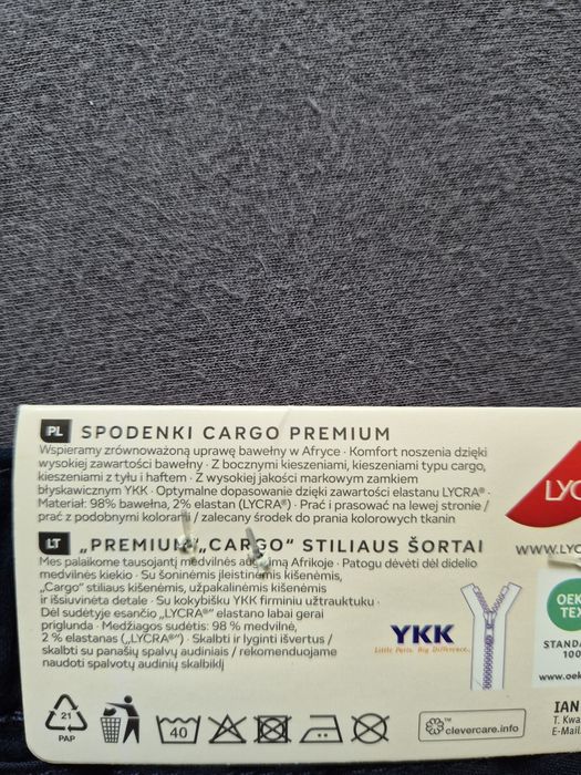 Esmara nowe spodenki cargo XL 56/58