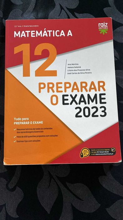 Livro de preparação para o exame de Matemática A -2023