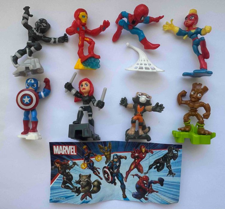 Серия киндер Герои Марвел журнал выпуск 2020 года Marvel VV396 - VV403