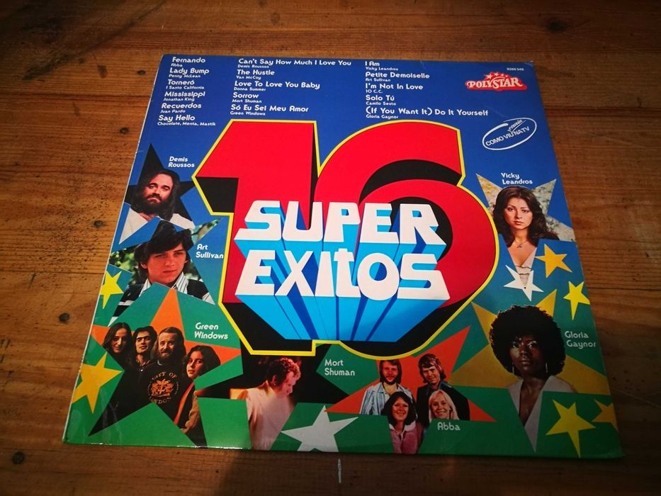 6 discos Polystar (preços diferentes)
