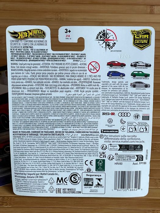 Машинка Hot Wheels Premium Pop Culture Alfa Romeo GTV6 3.0 FPY86-HRV80