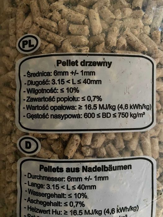 PELLET OLCZYK certyfikowany ENplus A1 DINplus z dostawą do Łagiewnik
