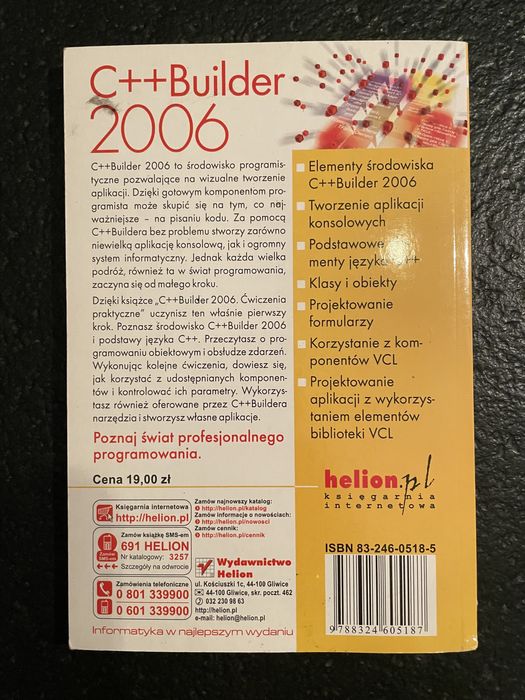 C++Builder 2006. Ćwiczenia praktyczne  Autor: Andrzej Daniluk