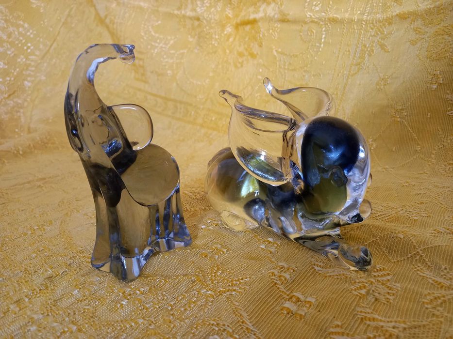 Peças em vidro tipo murano