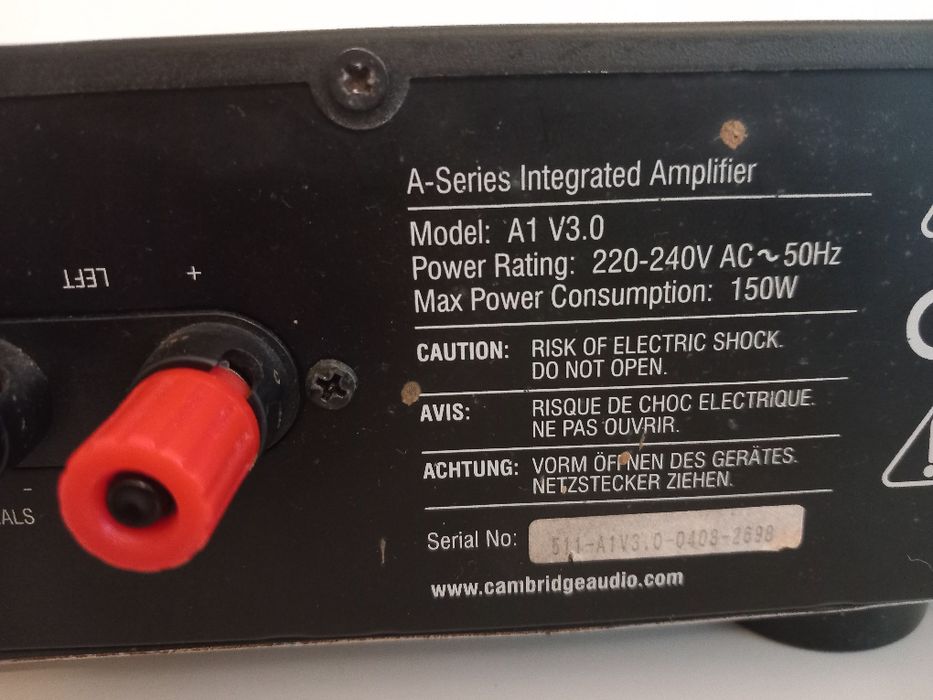 Amplificador Cambridge Áudio A1