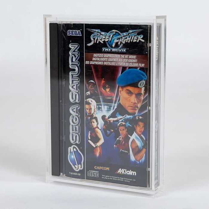 Caixas em acrílico para jogos Sega Saturn NTSC