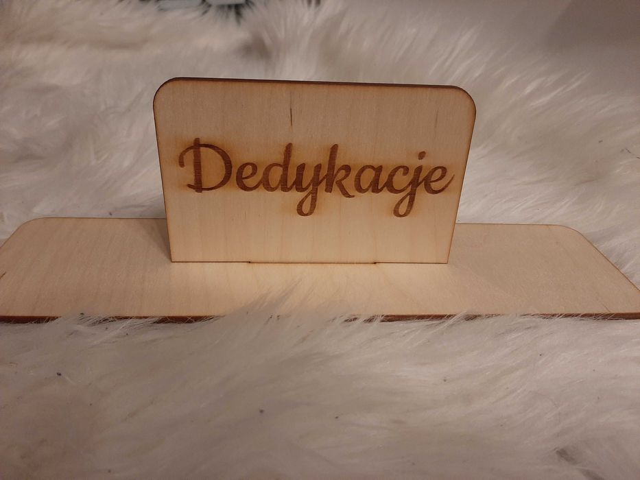 Tabliczka na wesele "Dedykacje"