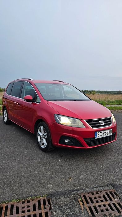 Seat Alhambra SEAT Alhambra | 7-osobowy Rodzinny Van | Czerwony 2.0 D 184 KM DSG