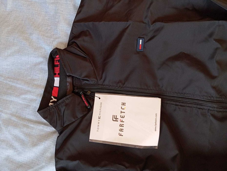 Kurtka jesienno-wiosenna Tommy Hilfiger - przeciwwiatrowa XL promocja